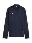 PUMA Funkčné tričko  tmavomodrá / biela