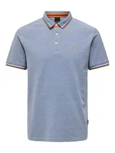 Only & Sons Tričko 'ONSFletcher'  modrosivá