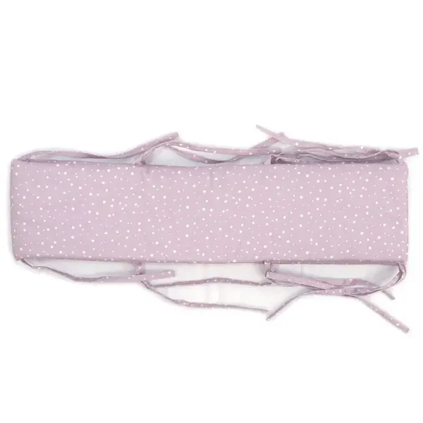 Mantinel 15x120cm - fialová bodka