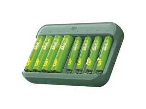 Nabíječka baterií GP Charge & save E822 + 4×AA 1300 mAh + 4×AAA 650 mAh