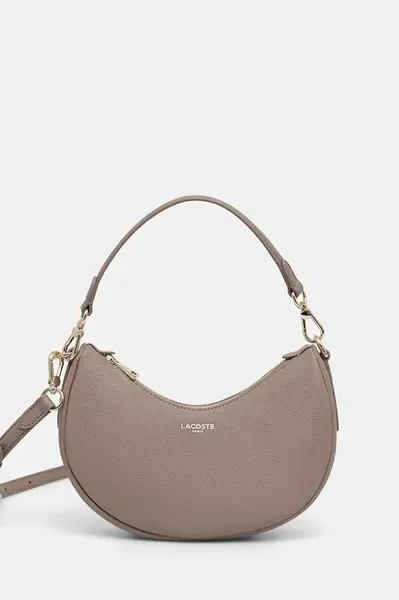 Kožená kabelka Lacoste