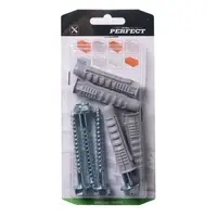 Hmoždinka univerzální rozpěrná s vrutem se šestihrannou hlavou 12/8.0 x 70 mm, nylon, STALCO PERFECT, bal.4 ks