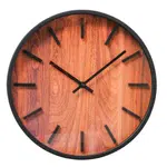 XXXL NÁSTĚNNÉ HODINY, přírodní barvy, černá, 30 cm