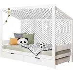 MID.YOU POSTEL S ÚLOŽNÝM PROSTOREM, 90/200 cm, bílá