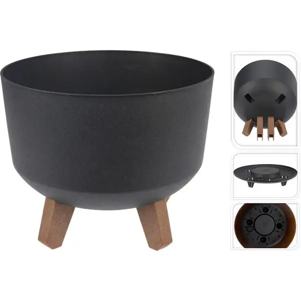 KVĚTINÁČ NA KVĚTINY textil, 14/24/24 cm