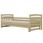 Postel Tosia přistýlka 90x200 přírodní, nelakovaná