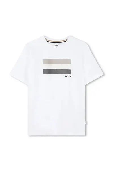 Dětské bavlněné tričko BOSS