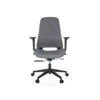 MID.YOU OTOČNÁ ŽIDLE, plochá tkanina, šedá