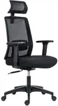 ANTARES Ergonomická kancelářská židle DELFO, černá
