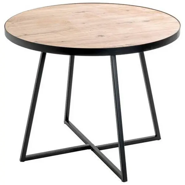 ODKLÁDACÍ STOLEK, černá, barvy dubu