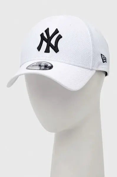 Kšiltovka New Era bílá barva, vzorovaná, NEW YORK YANKEES