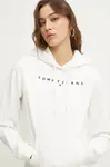 Tommy Jeans mikina s kapucí dámská bavlněná s elastanem