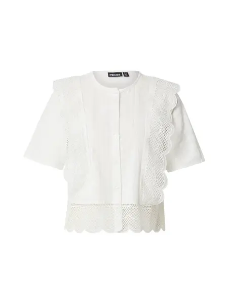 PIECES Blúzka 'PCSIMINNA'  biela