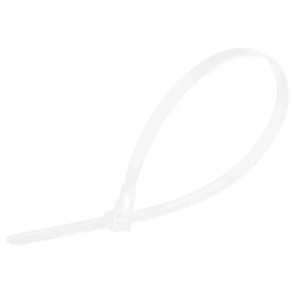 Páska vázací, bílá, pro opakované požití, 300 x 7,6 mm, STALCO, bal.50 ks