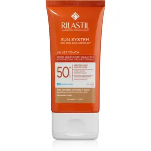 Rilastil Sun System Velvet Touch ochranný tónovací krém na tvár SPF 50+ 50 ml