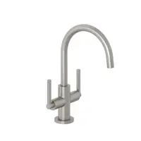 Kludi Nova Fonte umývadlová batéria s výpusťou kartáčovaný nikel 20118N515