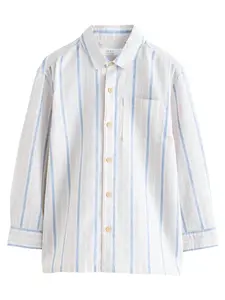 Next Košeľa  béžová / modrá / biela