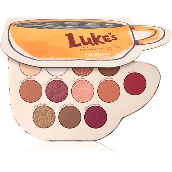 Mad Beauty Gilmore Girls paletka očních stínů 12x2.5 g