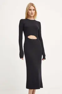 Vlněné šaty Diesel M-PELAGOS