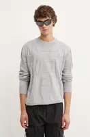 Bavlněný svetr Desigual AITOR šedá barva, lehký, 24WMJF03