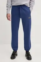 Bavlněné tepláky Versace Jeans Couture modrá barva, 77GAAT08 CF00T