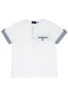 Chicco Tričko  modrá / biela