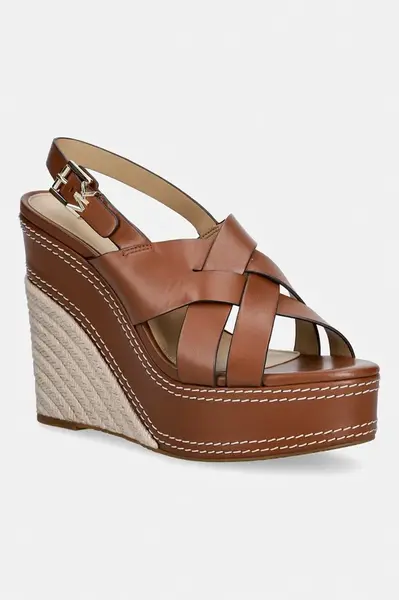 MICHAEL Michael Kors  Kožené sandále  Nora Wedge