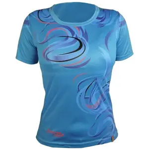 HAVEN ENERGY CRAZY SHORT Dámský dres s krátkých rukávem, modrá, velikost