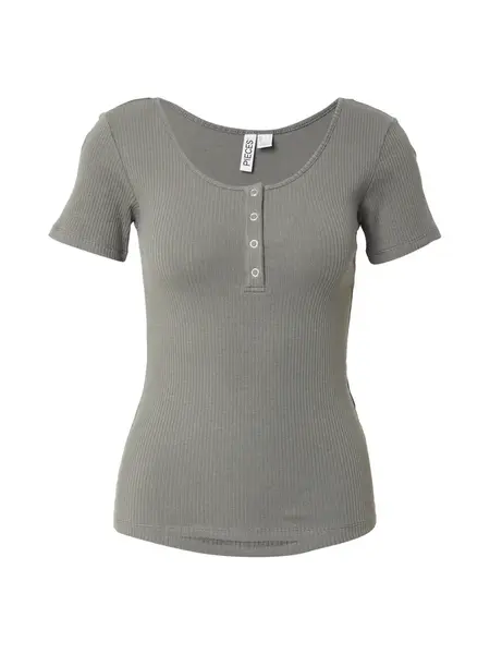 PIECES Tričko 'KITTE'  sivá