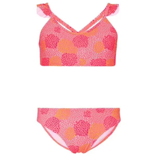 AQUOS ZOFIE Dívčí dvoudílné plavky, růžová, velikost 140-146