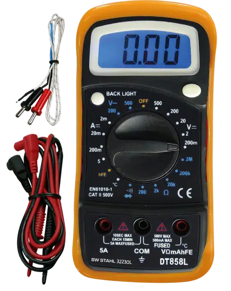 SW-Stahl Digitální multimetr 10 A/500 V, pro stejnosměrný a střídavý proud - SW Stahl