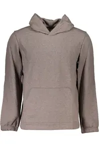 Pánská hnědá mikina Calvin Klein bez zipu