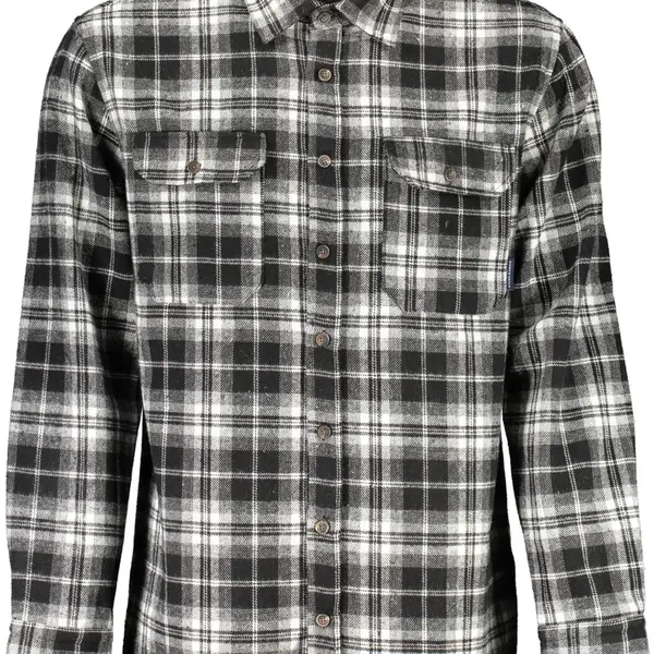 Černá pánská košile s dlouhým rukávem