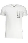 CAVALLI CLASS MEN'S SHORT SLEEVED T-SHIRT WHITE