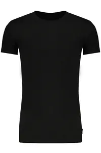 Pánské černé tričko s krátkým rukávem