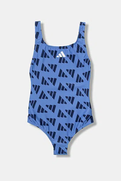 Dětské plavky adidas Performance modrá barva, JM5949