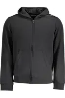 CALVIN KLEIN MEN'S BLACK ZIP-UP SWEATSHIRT