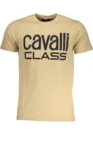 Pánské triko Cavalli Class béžové