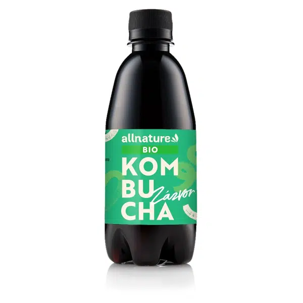 ALLNATURE Kombucha zázvor BIO 330 ml