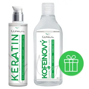 Clinical Keratin kúra 100 ml + kofeinový šampon 250 ml