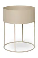 Květináč se stojanem ferm LIVING Plant Box 40 x 50 cm béžová barva