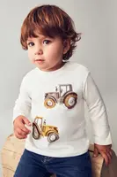 Dětské bavlněné tričko s dlouhým rukávem Mayoral