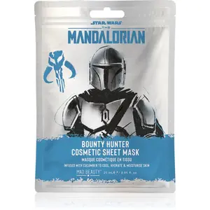 Mad Beauty Star Wars Mandalorian Silver Face Mask plátýnková maska 25 ml