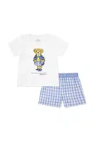 Dětské bavlněné pyžamo Polo Ralph Lauren bílá barva, 3P0271