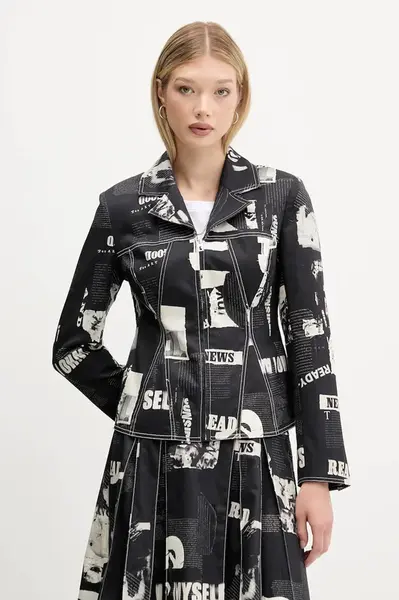 Sako Desigual NEWSPAPER BLAC