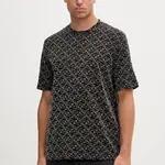 Bavlněné tričko Armani Exchange pánské, černá barva, XM001897 AF10356