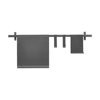 Věšák s policemi House Doctor HDVirar, 35 x 80 cm černá barva