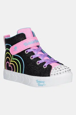 Dětské tenisky Skechers HEART STEPS - HEART GLOW černá barva, 314623L