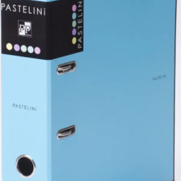 Pořadač A4 lamino páka 7cm PASTELINI modrá