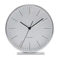 Stolní hodiny House Doctor HDHannah 15 cm šedá barva